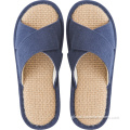 Summer Linen Slippers Men Women Indoor Couple Non-slip Slides Supplier